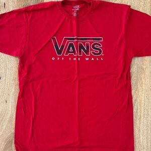 Vans Bold Red Short Sleeve Tee